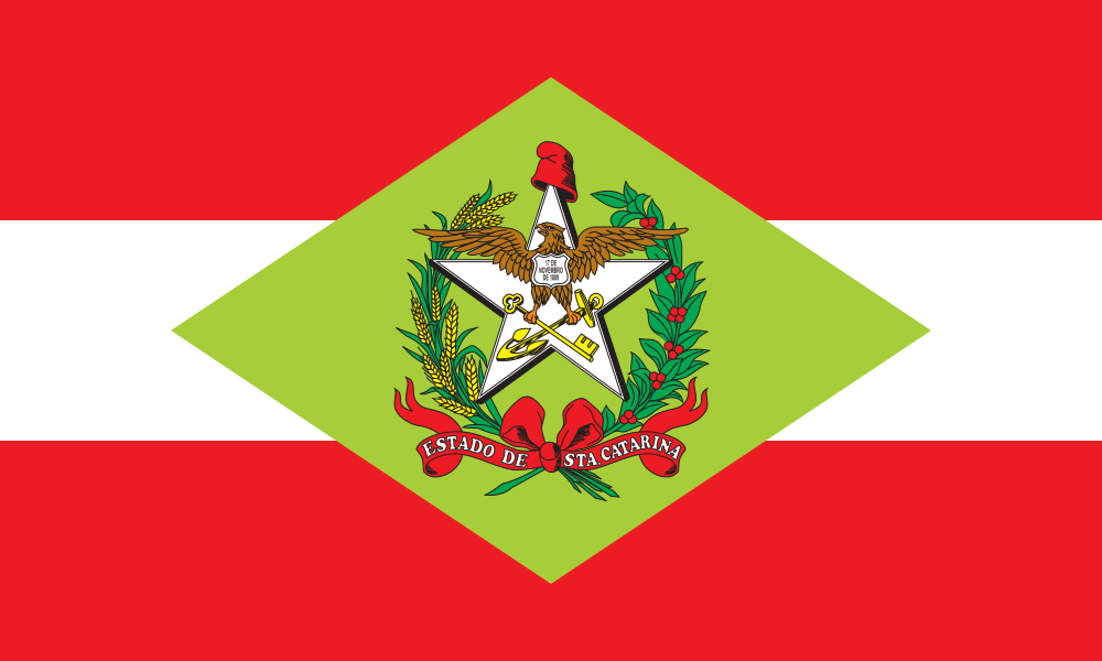 Bandeira do estado de Santa Catarina